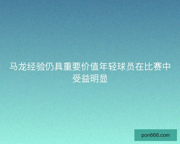 马龙经验仍具重要价值年轻球员在比赛中受益明显 马龙经验仍具重要价值年轻球员在比赛中受益明显